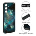 thumbnail image 2 of WIRESTER Shockproof Soft Rubber Cover Case for Samsung Galaxy S24 FE 6.7", Blue Sky Galaxy Nebula, 2 of 5