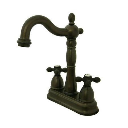 UPC 663370023316 product image for Kingston Brass KB149. AX Heritage Centerset Bar Faucet with Metal Cross Handles | upcitemdb.com