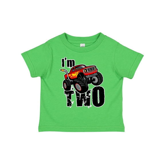 Inktastic 2nd Birthday Monster Truck Boys or Girls Toddler T-Shirt