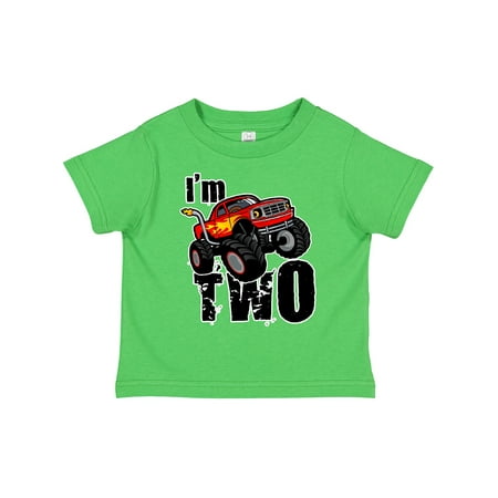 

Inktastic 2nd Birthday Monster Truck Gift Toddler Boy or Toddler Girl T-Shirt