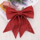 thumbnail image 3 of 1/2PC Lazos navideños colgantes Adornos dorados y plateados Lazo para árbol de Navidad Adornos con purpurina Colgante Regalo de Navidad Decoración, 3 of 5