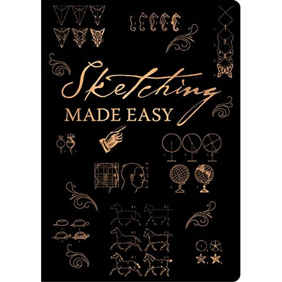 Pre-Owned Piccadilly Sketching Made Easy | Guided Sketchbook | Flat-lay Drawing Notebook | Acid & Wood-Free Paper | 200 pages, Model: 9781608634552, 9781608634552, 1608634558, Paperback,
