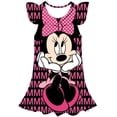 thumbnail image 2 of Disney Minnie Mickey Mouse 3D estampado niñas vestido verano Minnie Mickey moda vestido Mickey Mouse fiesta princesa dibujos animados vestidos 6T Gao Jinjia LED, 2 of 2