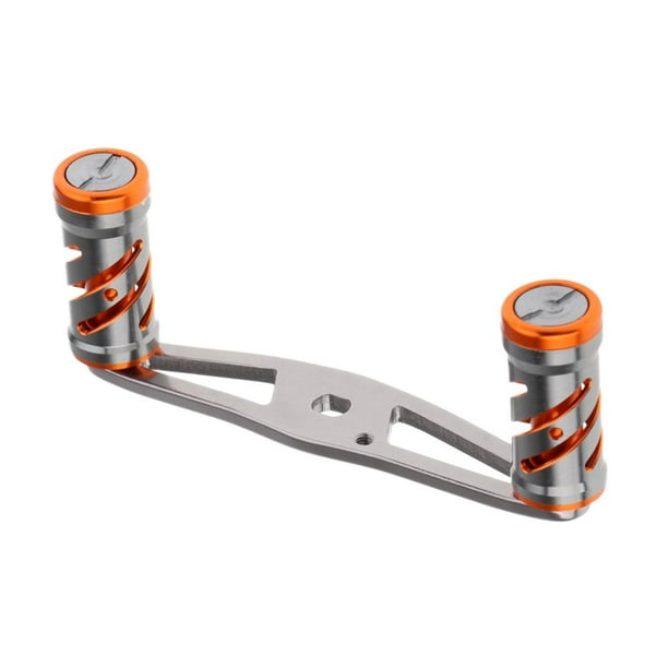 Reemplazo Zulema Mango de Carrete de Pesca de Metal Baitcasting Naranja