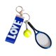 thumbnail image 4 of Llavero con forma de raqueta de tenis, regalo para Año Nuevo, San Valentín, bolso, mujeres y hombres. Azul, 4 of 9
