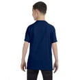 thumbnail image 2 of Gildan 3 Pack Youth Boys Heavy Cotton Navy T-Shirt, L, 2 of 3