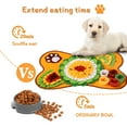 thumbnail image 4 of Snuffle Mat for Dogs – Pet Washable Slow Food Toy, Mental Stimulation Mat to Reduce Boredom（24”*16”）, 4 of 7