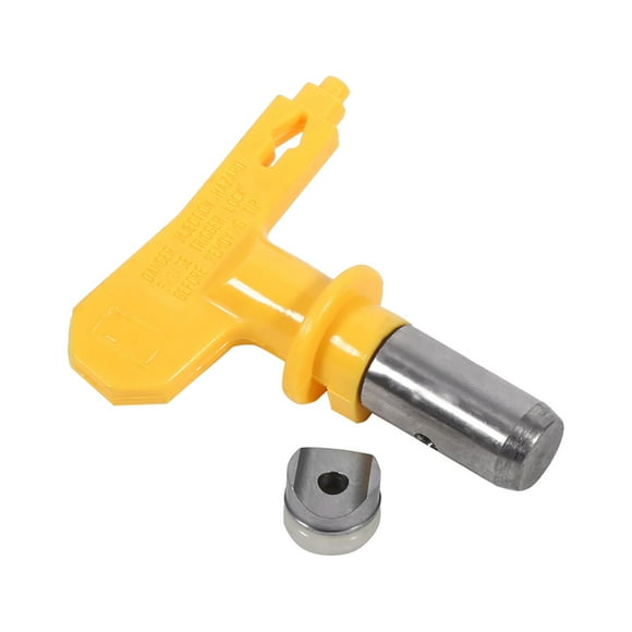 Boquilla de pistola pulverizadora sin aire, útil boquilla de pistola pulverizadora de pintura sin aire de acero de tungsteno reversible Integración perfecta