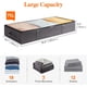 thumbnail image 2 of Contenedores de almacenamiento debajo de la cama, (paquete de 2), bolsas de almacenamiento grises de gran capacidad con asa reforzada, para ropa, sábanas, toallas, mantas, dormitorio, armario, dormitorio JM MX-0140504FYD, 2 of 5