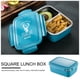 thumbnail image 3 of Recipientes de acero inoxidable Caja Bento sin BPA a prueba de fugas (550ml Azul) Likrtyny Para estrenar, 3 of 9