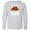 AC-Heather Grey, variant on Inktastic Buffalo Wings Game Day Snack Long Sleeve Youth T-Shirt
