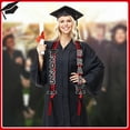 thumbnail image 5 of Nrnio Graduation Leis 2025 Class of 2025 with Glitter Pins Handmade Double Braided Ribbon Garland Money Holder for Him Her Graduation Ceremony Present Congrats Grad Gift Idea (Red), 5 of 7