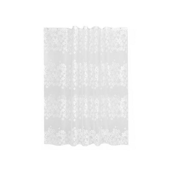 Hiroekza Shower Curtain Liner Waterproof Washable Fabric Cloth Antimicrobial Mold Mildew Resistant for Bathroom Dorm Hotel Spa 70.7x47.2in White