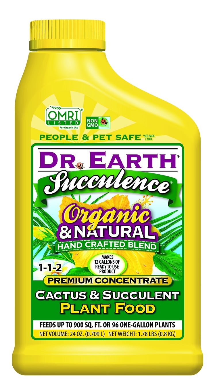Dr. Earth Organic & Natural Cactus & Succulent Food, 24 oz Concentrate