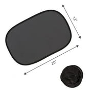 Somnr Side Automotive Window Sunshades, Glare and UV Rays Protection Car Sun Shade for Baby, 4 pack 20x12 Cling Sunshades for Car Side Windows-Sun