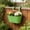 Green, variant on Yardvibe Metal Hanging Planters Boxes, 5.12"x11.02"x4.72" Oval Railing Flower Pots with Drainage Holes for Balcony, Deck, Porch & Fence, Heavy Duty Planters for Outdoor (White)