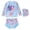 Sky Blue, variant on YANGXINX 3 Piece Swimsuit for Girls Cute Cartoon Mermaid Print Rash Guard Long Sleeve Bathing Sets Summer Beach Swimwear(3 14 Years Old). cute swimsuit for girl