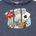 thumbnail image 3 of Instant Message - Las Vegas  - Men's Pullover Hooded Fleece Sweatshirt, 3 of 7