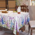 thumbnail image 2 of Spring and Summer Table Cloth, Wildflower Floral Polyester Pongee Tablecloth, Stain Resistant Wipeable Rectangular Tablecloth for Indoor and Outdoor Party Picnic Dinner Decoration 60X120, 2 of 6
