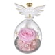 thumbnail image 1 of Angel Girl Eternal Flower Rose Glass Cover Regalo de vacaciones Decoración de rosas Regalo de cumpleaños para amigos y familiares, 1 of 5