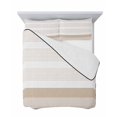 thumbnail image 7 of Brown Stripe Twin Size Down Alternative Comforter, Lightweight Comforter Quilt Bedding Set with Pillow Shams Modern Rustic Horizontal Brown Striped All Seasons Bed Comforter Duvet Insert 68"x86", 7 of 7