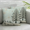 thumbnail image 3 of GOSMITH Christmas Pillow Covers Forest Green Pine Spruce Tree Decorative Throw Pillow Cover Winter Holiday Cushion Case for Home Sofa Farmhouse Christmas Decor, 3 of 5
