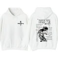 thumbnail image 4 of Forgive Them Father Double-Sided Hoodie – Christian Unisex Pullover with Crucifixion Artwork & Jesus Quote, Faith Statement Apparel, 4 of 7