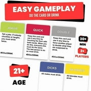 Do or Drink Win or Blackout Card Games Drinking Games for Adults Fun Party Games for Game Night