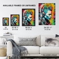 thumbnail image 4 of Punk Music Vibrant Artwork Young Man With Headphones Portrait Extra Large XL Wall Art Poster Print, 4 of 5
