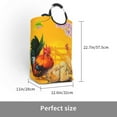 thumbnail image 3 of Bingfone The Chicken Family Rooster Hen And Chicks Laundry Hamper,Large Canvas Fabric Lightweight Storage Basket Toy Organizer Dirty Clothes Collapsible, 3 of 6