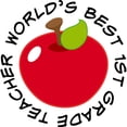thumbnail image 2 of CafePress - World's Best 1St Grade Teacher Gift Ornament (Roun -  Round Wood Ornament 4", 2 of 2