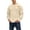 Khaki, variant on Men's Logo Chest Knit Training Sweatshirt Hoodless Pullover Top Black S