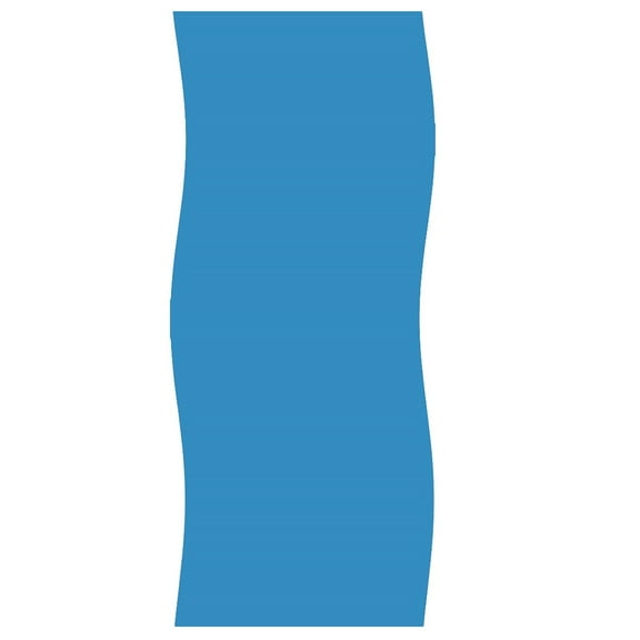 Swimline Round Solid Mystri Unibead Liner for Above Ground Swimming Pools 27' - Blue