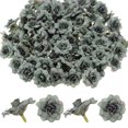 thumbnail image 1 of Uxcell 200-Pack Cabezas de Rosas Artificiales, Cabeza de Rosa de Seda Falsa para Bodas/Ramos/Artesanías DIY/Decoración de Fiestas, Cabezas de Flores Falsas [Verde Oscuro], 1 of 1