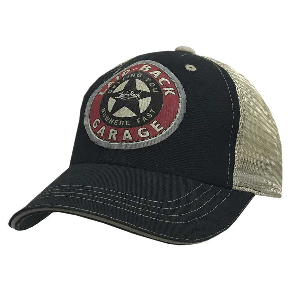 Laid Back LaidBack Mens Garage Star Softee Hat Baseball Cap Mechanic