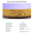 thumbnail image 3 of EGNMCR Humidifiers for Bedroom Home Bread Shape Colorful Aroma Diffuser Office Warm Light Humidifier 300ml a Humidifier, 3 of 9