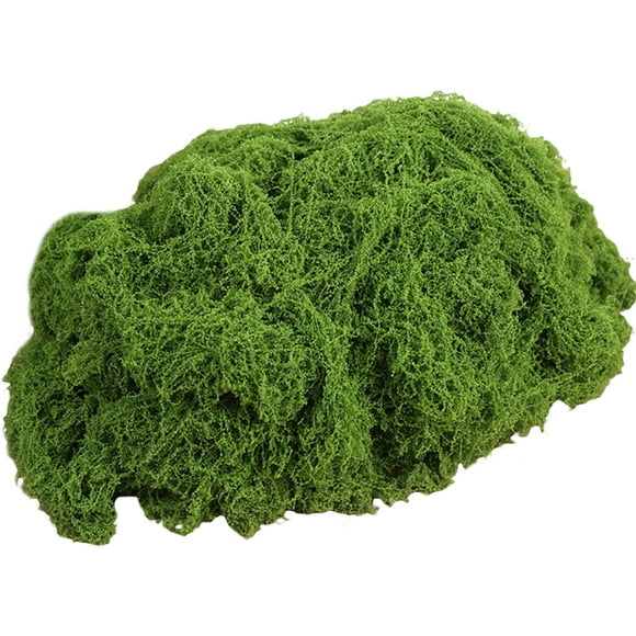 Honganda Artificial Moss Simulation Green Decorative Moss Realistic Fake Grass Decor for Planter Fish Tank Lawn Garden