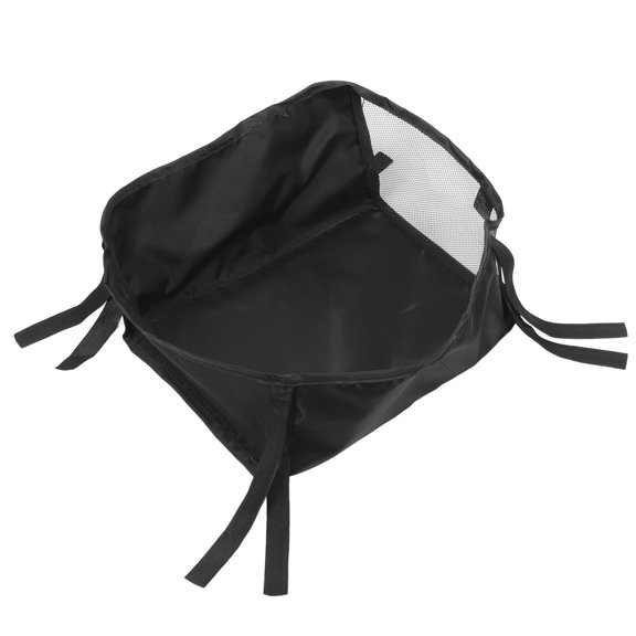 SOPOTUTU Black Stroller Storage Organizer Bag for Pushchair - Spacious Underseat Carrying Bag, 1 Set