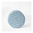 thumbnail image 3 of Cole Classics Round Storage Ottoman Flared Wood Leg Indigo: Polyester Upholstery, Footstool with Hidden Compartment, 3 of 9