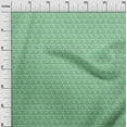 thumbnail image 3 of oneOone Viscose Chiffon Sea Green Fabric Asian Leaf Block Fabric For Sewing Printed Craft Fabric By The Yard 42 Inch Wide, 3 of 4