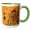 Green/White, variant on 3drose, a Red and Brown Oriental Scene with Oriental Writing Meaning Destiny and Luck, 11oz Magic Transforming Mug