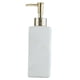 thumbnail image 2 of de Loción de Vidrio, Botella con Bomba, Botella de Champú de de Recargable Simple, Baño Vacío de 350ml para Baño, Cocina , Blanco Macarena Dispensador de jabón con bomba, 2 of 7
