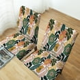 thumbnail image 5 of Stretch Parson Chair Slipcovers for Dining Room Set of 4,Boho Tropical Leaves Dining Chair Covers Colorful Jungle Flower Removable Chair Seat Protectors Covers for Kitchen,Wedding,Ceremony, 5 of 6