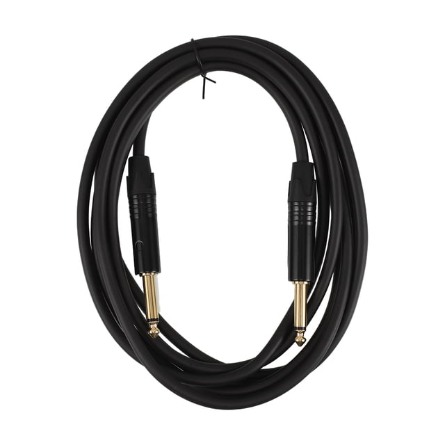 KAKOWELY guitar instrument cable Guitar Cable Instrument Cable Double Shielded Cable 1/4 TS Guitar Patch Cable TS Instrument Cable Male to Male Guitar Cable