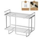 thumbnail image 3 of Estante de almacenamiento sobre el inodoro de acero para Baño Sunnimix 2 niveles Blanco, 3 of 8