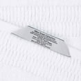 thumbnail image 5 of Superior Mika Smart Twist Cotton Medium Weight 3 Piece Towel Set, White, 5 of 10