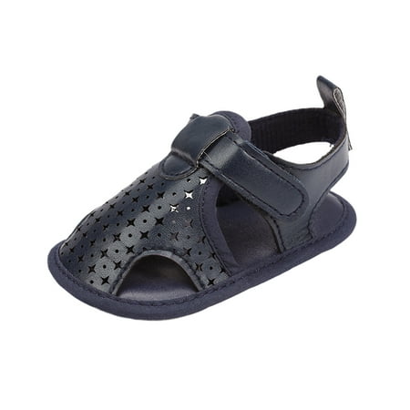 

Summer Children Toddler Baby Girls Hollow Out Sandals Princess Shoes Prewalker Navy 6 Months-9 Months