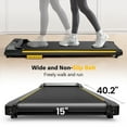 thumbnail image 3 of Walking Pad 2 in 1 Under Desks Treadmill with Remote Control Mini Portable Treadmill for Home Office, 3 of 12