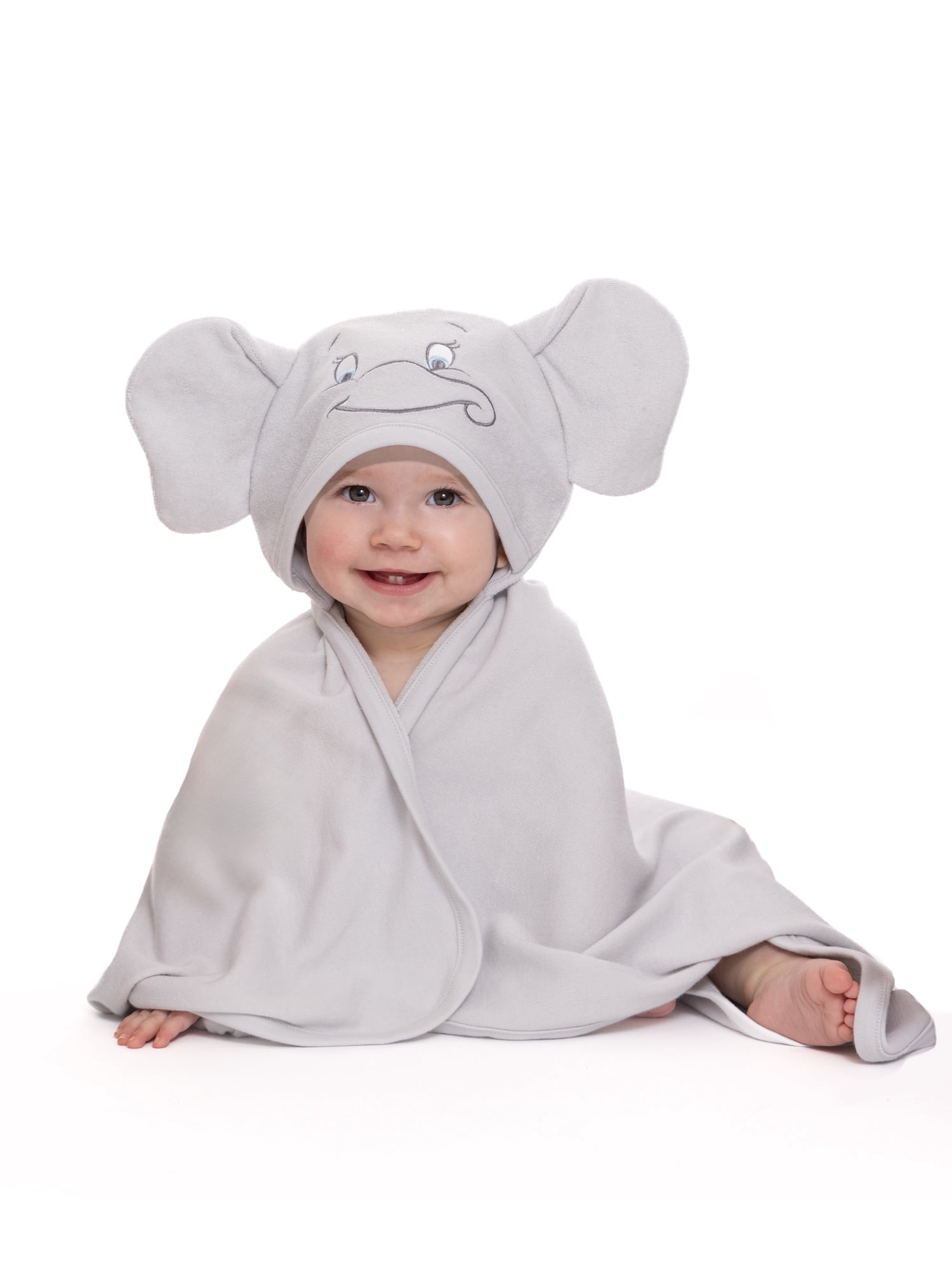 Disney Baby Wishes and Dreams Character Infant Baby Bath Set with Hooded Towel and Washcloths, 3-Piece, One Size