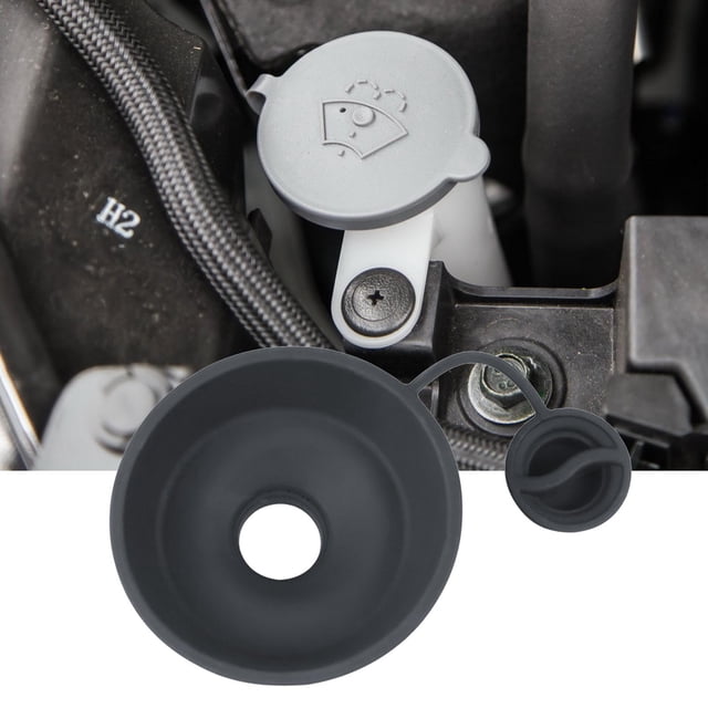Wiper Washer Fluid Funnel,Windshield Wiper Washer Fluid Filler Funnel,Automotive Accessories Filling Funnel Black,Car Windscreen Wiper Washer Fluid Funnel,Wiper Washer Fluid Filler Funnel with